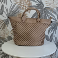 BOLSO Rayas Taupe