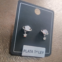 PENDIENTES PLATA DE LEY PLANETA