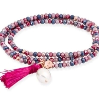 PULSERA ZEN MALVA TRICOLOR