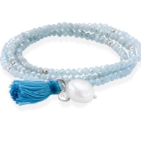 PULSERA ZEN AZUL AGUAMARINA