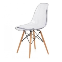 Silla Eames Dsw Color Transparente Mate