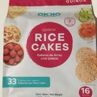 Rice Cakes Galletas De Arroz Con Quinoa Okko 16pz