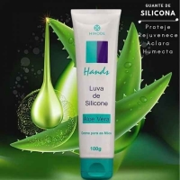 GUANTE DE SILICONAEs un producto para las manos que contiene: Silicona, Glicerina y Aloe Vera.Retarda el envejecimiento precoz, anti-inflamatorio, protege la piel contra los rayos UV, cicatrizante de heridas, cortes y quemaduras en general.