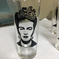 VASO SERIGRAFíADO FRIDA