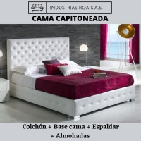 CAMA CAPITONEADA