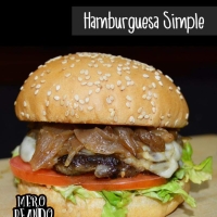 Hamburgesas simple 