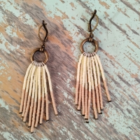 Pendientes Nakai amarillo marron