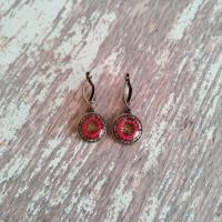 Pendientes Sihu turquesa coral.