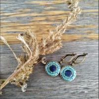 Pendientes Sihu turquesa azul