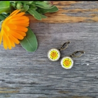 Pendientes Sihu amarillo