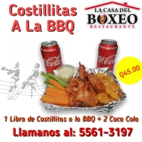 Costillas con barbacoa