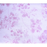Mantel individual  vinilico modelo estampado flores rosa. tamaño 53x40 cm. 