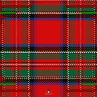 Mantel individual tartán