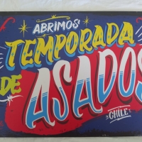 Abrimos temporada de Asados 30 x 25 cm