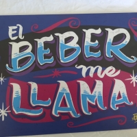 El beber me Llama 30 x 25 cm