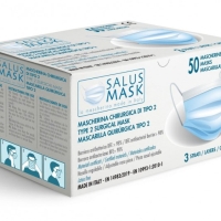 MASCARILLA QUIRURGICA AZUL SALUS MASK PACK 50