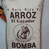 Arroz bomba saco 1/2 kilo.Denominacion origen Valencia