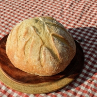 Pan de masa madre blanco