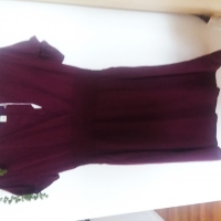 Purple Dress Blue Rair Size M