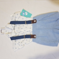 Conjunto tirantes azul claro