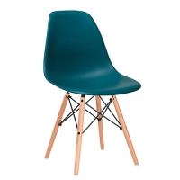 Silla eames Dsw color Verde Petróleo mate