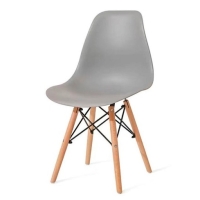 Silla eames Dsw color Gris mate