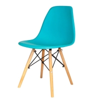 Silla eames dsw color turquesa mate