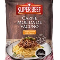 CARNE MOLIDA DE VACUNO SUPER BEEF 250 GRS.