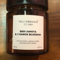 VELA DE BERGAMOTA Y ORANGE BLOSSOM