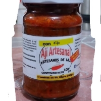 SALSA DE AJí AHUMADO AL AJO - FRASCO 100 GRS