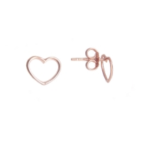 PENDIENTES LOVE ORO ROSA