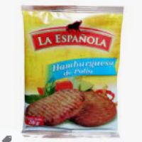 7 hamburguesas pollo la española 50 grs. 