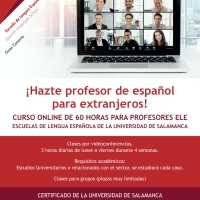 CURSO DE FORMACION DE 60 HORAS PARA PROFESORES ELE ONLINE EN DIRECTO