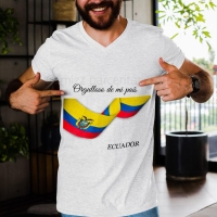 CAMISETA ORGULLOSO DE MI PAíS ECUADOR