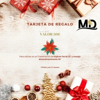 TARJETA DE REGALO HIGIENE FACIAL Y MASAJE