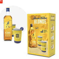 Johnnie walker blonde 750ml     1 vaso oficial 