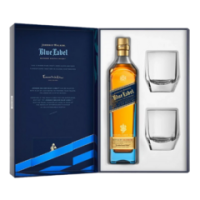 Johnnie Walker Blue Label   2 vasos