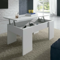 Mesa elevable básica blanca