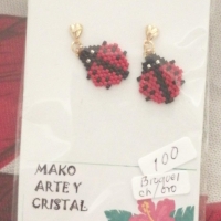 ARETES EN FORMA DE CATARINA