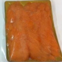Salmon ahumado laminado. 500 grs (5 unidades de 100 grs.)