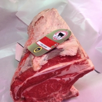 Chuletón de ternera con hueso.