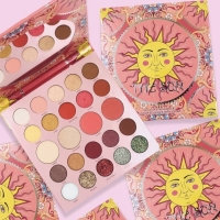Paleta de sombras The Sun, tonos tierra, 20 tonos matte, satinados y glitter