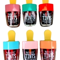 Tintas labiales en forma de paleta.