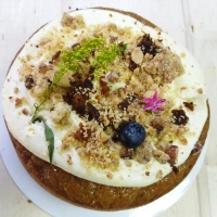 Torta grande de zanahoria 12-16 porciones(por pedido)