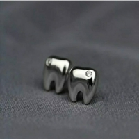 ARITOS DENTALES PLATA