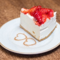 CHEESECAKE DE FRESA PORCION