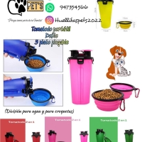 Tomatodo con división plato portátil pegable