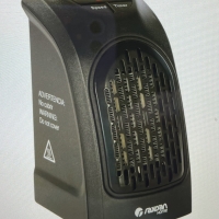 26051 Mini Calefactor de enchufe a pared compacto negro 400w raydan home