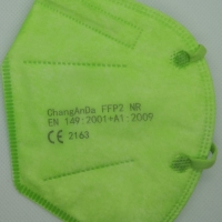 MASCARILLA FFP2 VERDE CLARO