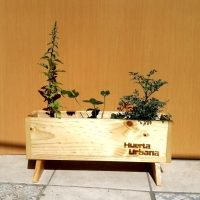 Huerta 1 nivel para 3 plantas